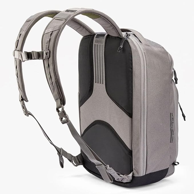 VIKTOS Perimeter 25 Liter Durable Tactical Waterproof Aluminum Reinforcement Sheet Outdoor EDC Backpack with 15 Laptop Compartment Greyman
