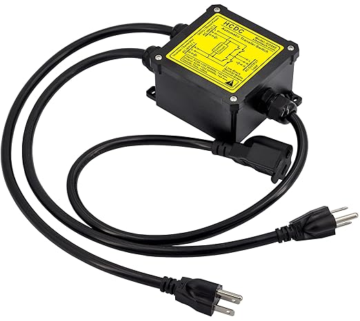 AC120V 15Amp Automatic Transfer Switch ATS Auto Transfer Switch (NEMA 5-15P/R)