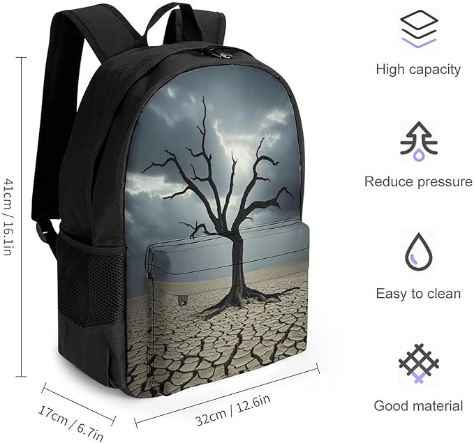 Backpack with Pocket Backpacks Survival Printed Travel Backpack Lightweight Outdoor Travel Gym Events Bag
