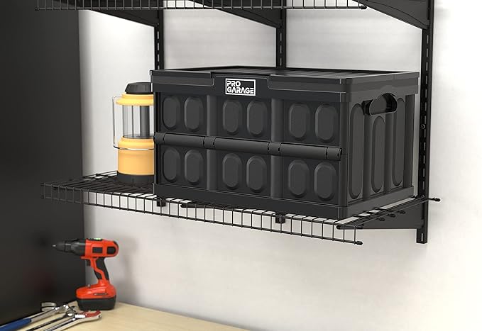 ClosetMaid ProGarage 10848 12 Quart Utility Storage Tote Container Black