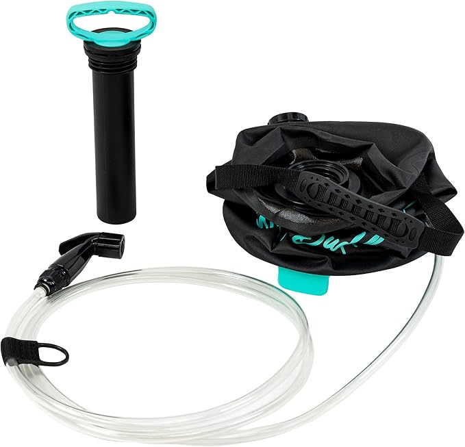 JBL Spearguns Water Buddha Rinse Kit Portable Shower Collapsible Pressurized with Travel Case Shower Head and 7ft Hose Perfect for Camping Beach Hiking and Boating Holds 2.5 Gallons/10 Liters