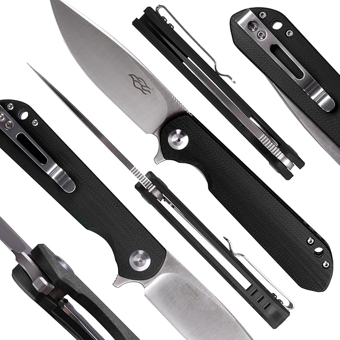 Ganzo Firebird FH41 BK D2 Steel Blade G10 handle Pocket Folding Knife EDC Tool