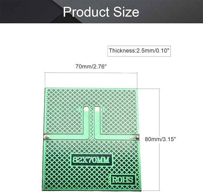Fielect 5pcs 2V 0.6W Solar Panel Polysilicon Mini Solar Cells DIY Electric Toy Materials for Battery Power LED 82x70mm