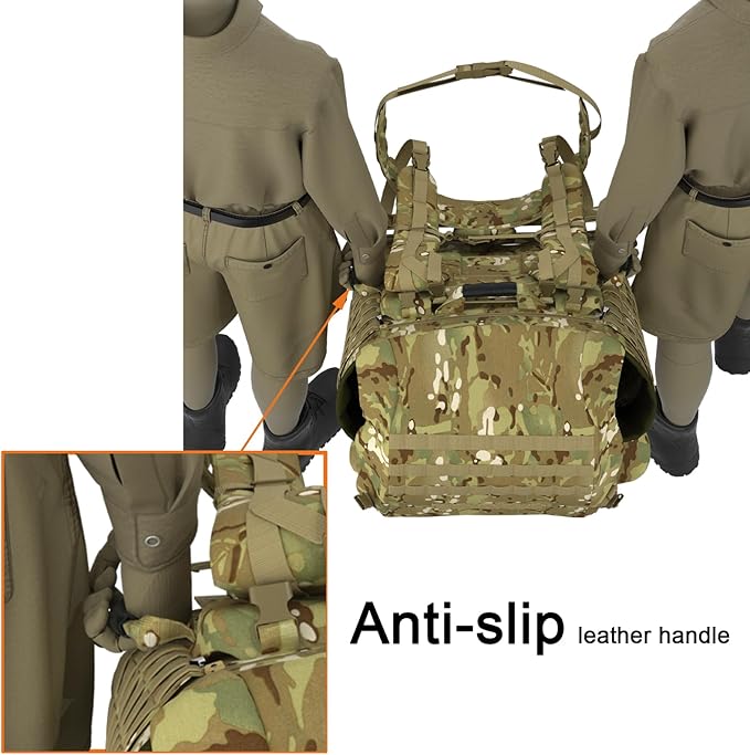 MT FILBE 100L Modular Rucksack System Military Ruck with External ABS Frame Detachable Assault Pack &amp Hydration Carrier