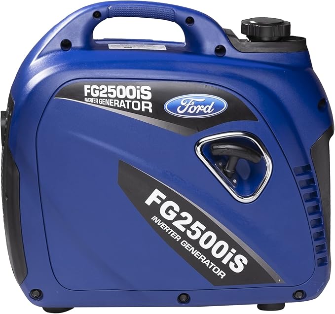 Ford 2500 Watt Gas Inverter Generator Small Portable &amp Quiet Home Use Camping Outdoor CARB Compliant Parallel Capability Built Ford Tough Generadores De Gasolina Silencioso FG2500IS