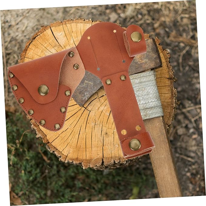 UKCOCO 3pcs Portable Axe Sheath Protective Cover for Hatchet Outdoor Tool Storage Genuine for Camping and Hiking Enthusiasts