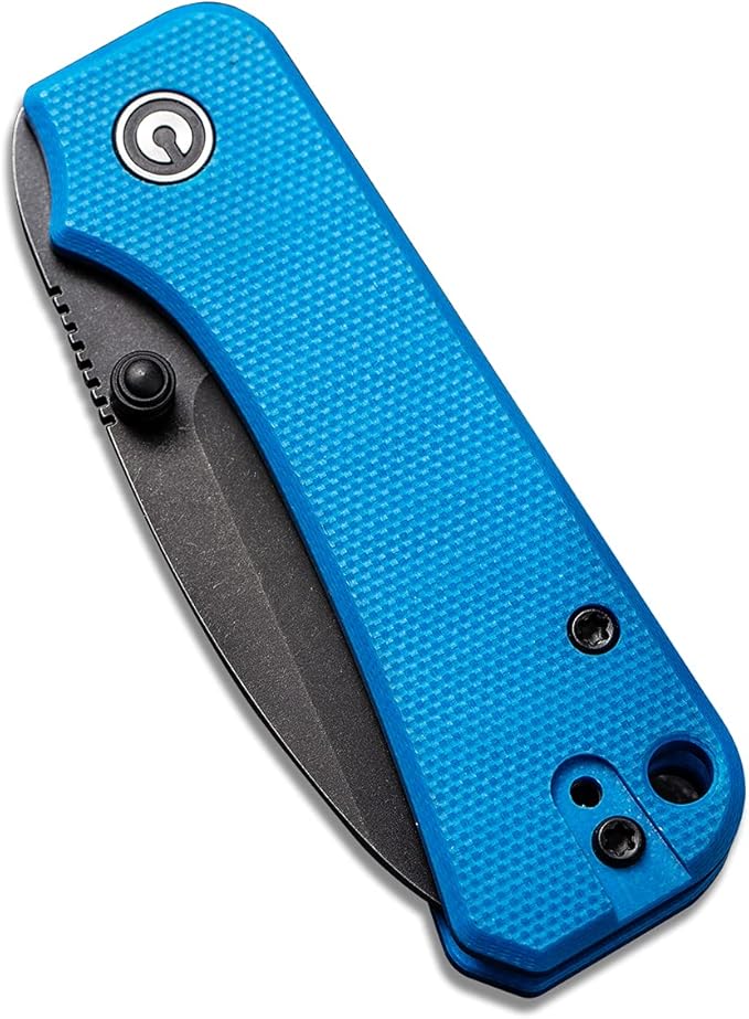 CIVIVI Baby Banter Pocket Folding Knife for EDC 2.34 Blade Small Knife with Titanium Thumb Stud Opener C19068S-3 (Blue)