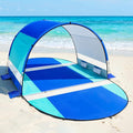 Rhino Valley Beach Tent Beach Tent Sun Shelter with UPF50+ UV Protection Double Doors Beach Canopy Portable Storage Bag for Beach Camping Fishing for 2 People