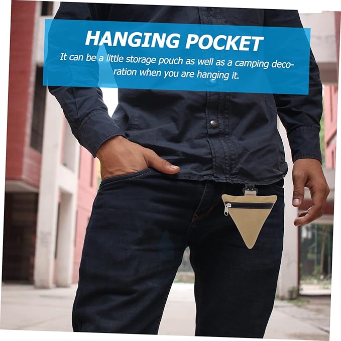 8 Pcs Fanny Pack Waist Bag Small Item Organizer Hiking Hip Bag Canteen Pouch Belts Gym Belt Picnic Bag