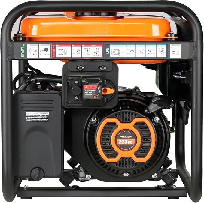 4500 Watt Dual Fuel Generator Propane &amp Gas
