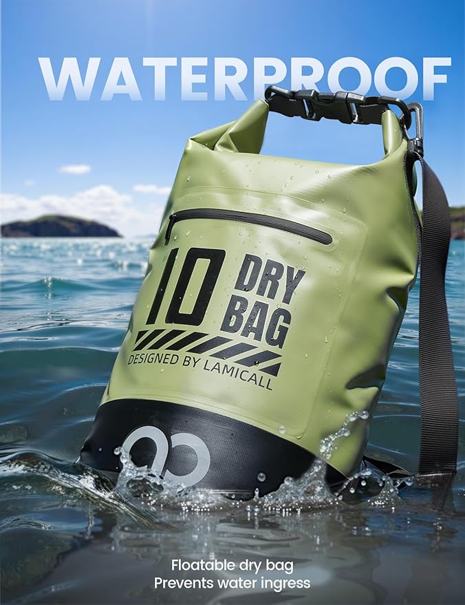Lamicall Floating Waterproof Phone Pouch &amp 500D Dry Bag