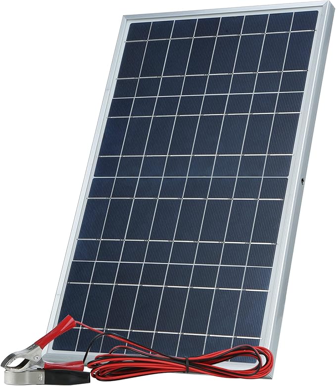 Solar Panel Lixada 30W Portable Solar Panel Kit Set IP65 Waterproof with Alligator ClipSolar Cell Solar Panel for Home Outdoor Camping Travel