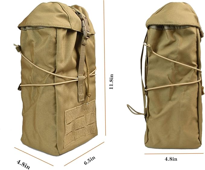 Tactical Molle Pouch Large Capacity Dump Pouch Drawstring Magazine Tactical Utility Pouch Recycling Pouch Bag Belt Waist Bag