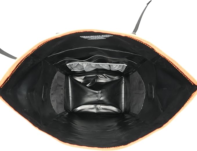 Breakwater Supply™ Meanhigh Dry Bag Waterproof Rolltop Backpack 25L Medium/Large for Water Sports Moto Hiking Camping with Lightweight Fast-Drying Padding (Black)