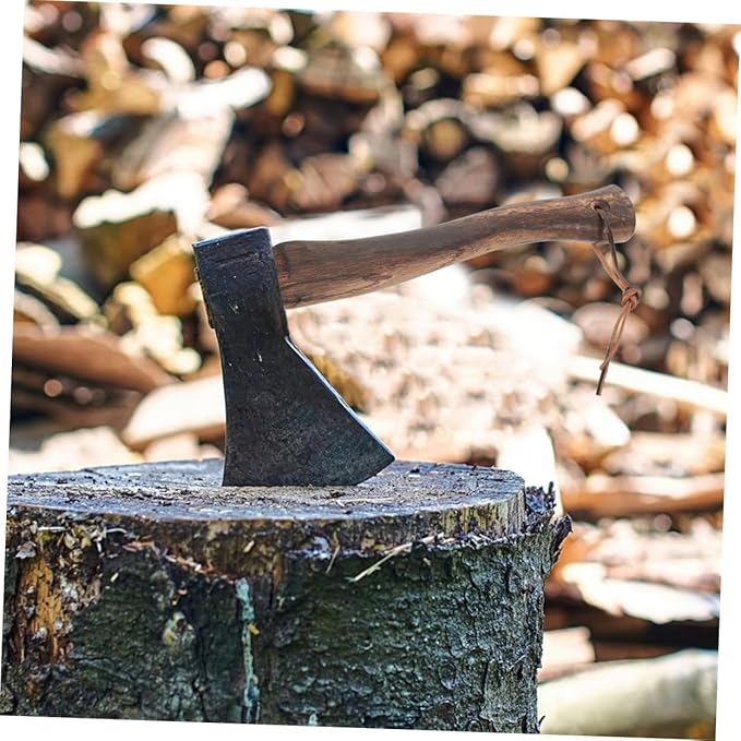 BESPORTBLE 2pcs Axe Handle Replacement Sturdy Wooden Axe Grip Ergonomic Design for Firewood and Camping Use Natural Wood Material Comfortable and Easy to Maintain