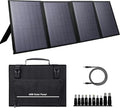 Portable Solar Panel 40W Foldable Solar Charger for Outdoor Solar Power Station Generator Adjustable Kickstand10 in 1 ConnectorsDC to DC CableUSB QC3.0 Output for Camping RV Road Trip Adventure