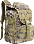 Camping Backpacks for Men Women Outdoor Tactical Oxford Cloth Backpack Large Capacity Hiking Travel Duffle Bags (C/Multicolor)
