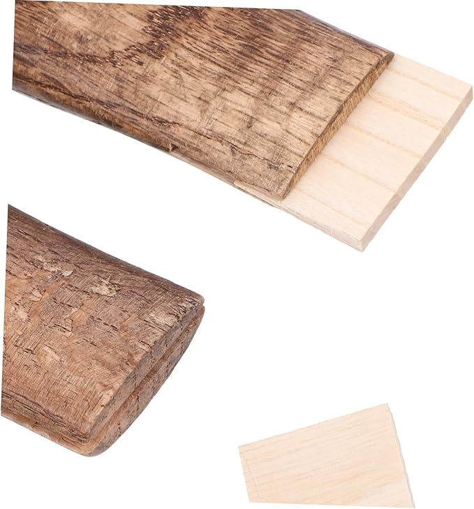 2pcs Short Wooden Axe Handle Replacement Curved for Hatchet Solid Wood Construction