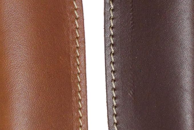 oopsmark Leather Belt Sheath and Case for Knives Designed in Opinel France - Pocket Knife Holder for Camping Hunting Fishing and Picnics