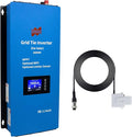 Marsrock Solar 2000W Grid Tie Inverter with Power Limiter LCD Dispay Converts Solar 45-90V DC Input to 240V AC Output Perfectly Suitable for US Standard 2 Phase Grid