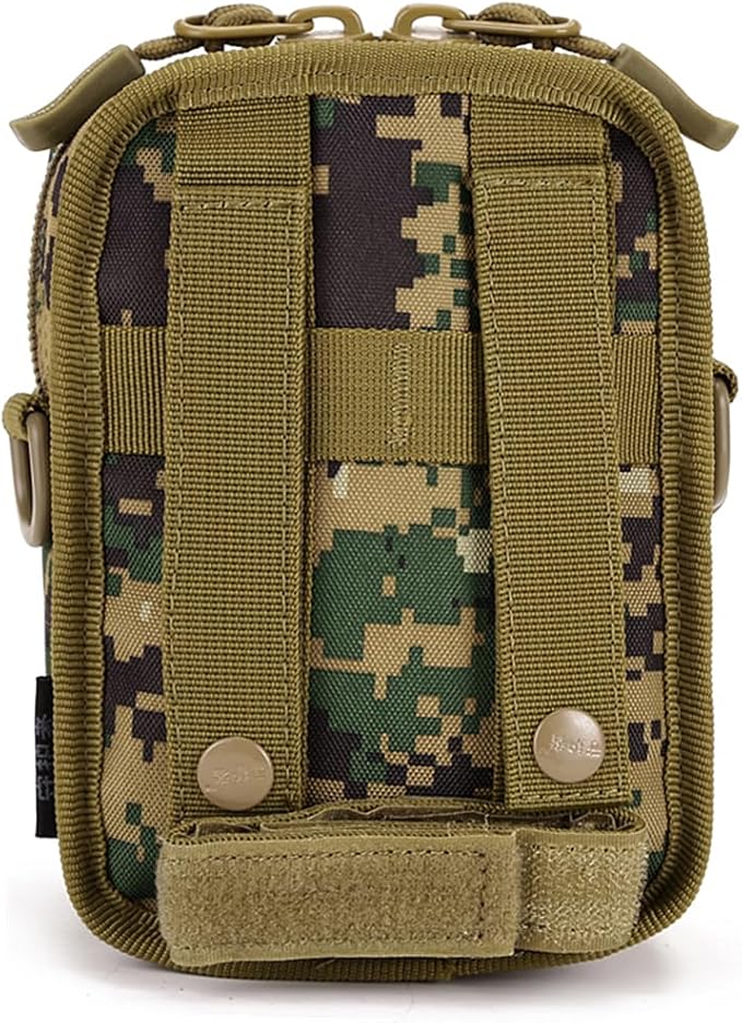 UNISTRENGH Tactical MOLLE Phone Magazine Pouch Military Small Belt Pouches Sling Chest Daypack Shoulder Bag Gear Duty Pack for Outdoor Hunting Vest Backpack