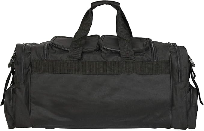 UNISTRENGH Men's Outdoor Sports Travel Duffle Bags Large Capacity 30'' Military Molle Tactical Gear Single Shoulder Bag For Mountaineering Camping Hunting (Black)