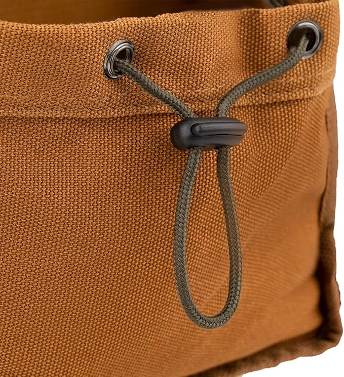 Bucket Boss Parachute Pouch with Speed Square Pocket and Flap Fit in Brown 54135