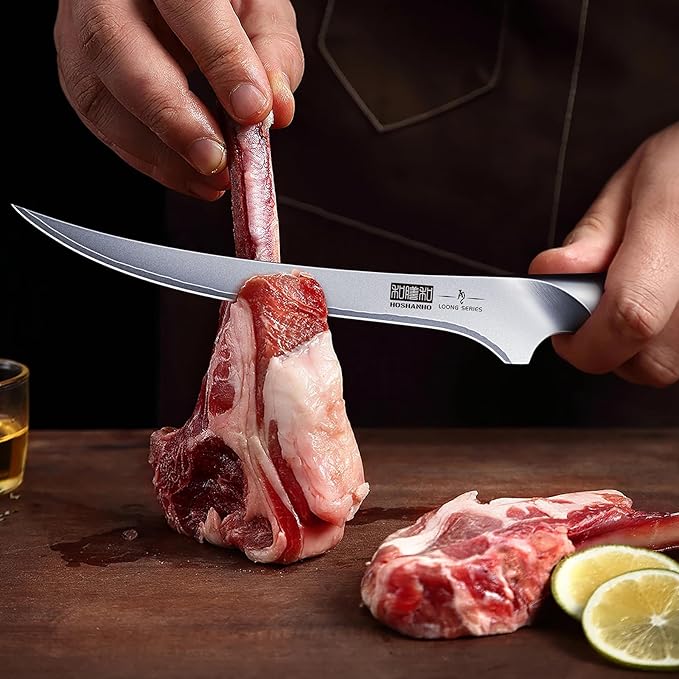 HOSHANHO Fillet Knife 9 Inch Super Sharp Boning Knife in High Carbon Stainless Steel Professional Japanese Fish Knives for Meat Poultry Cutting