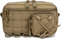 1000D Tactical Molle Horizontal Admin Pouch with Front Drawstring Pocket EMT Pouch Utility Orgaznier Bag