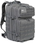 45L Tactical Backpack Large Capacity Outdoor Rucksack 3 Day Fitness Hiking Bag Hiking Camping Gear Backpack WaterProof Indian Bag (Pack of 1) Grey Color