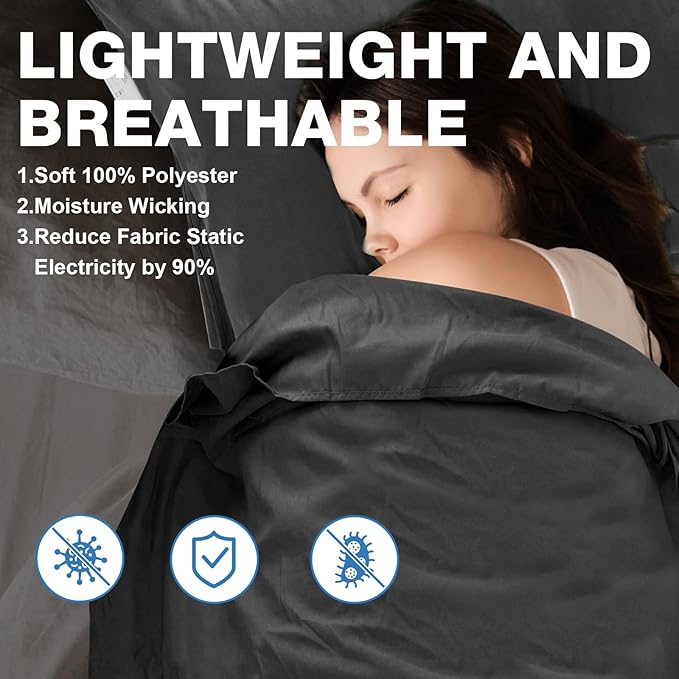 JAICOM Sleeping Bag Liner Travel Sheets &amp Adult Sleep Sack Ultralight and Portable Summer Sleeping Bag - Ideal for Backpacking Hotels and Hostels Business Trips Camping