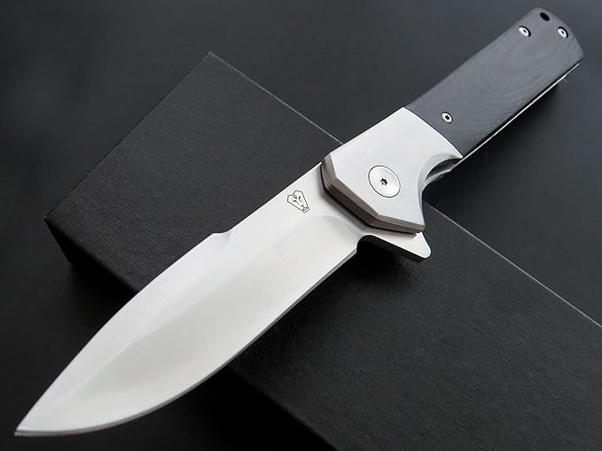 Eafengrow EF5&amp6&amp15 Folding Knives 9Cr18Mov Steel Blade G10 Steel Handle Ball Bearing Outdoor Camping Knife