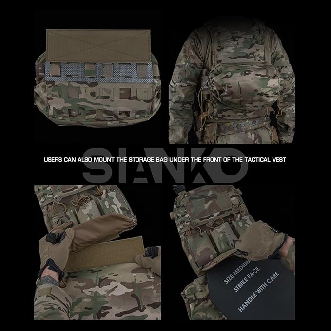 Molle Multifunction Tactical Storage PouchLarge capacity Airsoft Hunting Military Organizer Bag Sundry Carrier Waist Pack
