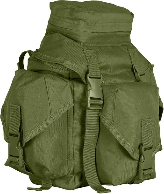 FOX OUTDOOR PRODUCTS Recon Butt Pack | 15x15x8 Modular Tactical Waist Bag w/ 3 External Pockets QR Buckles Lined Interior