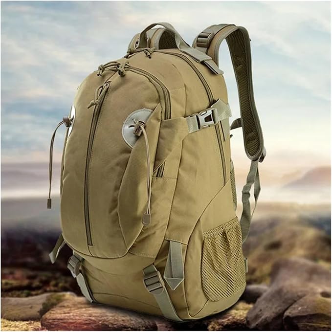 Outdoor Camouflage Backpacks Men's New Oxford Large Capacity Sports Cloth Waterproof Bag Tactical Backpack(ACU)