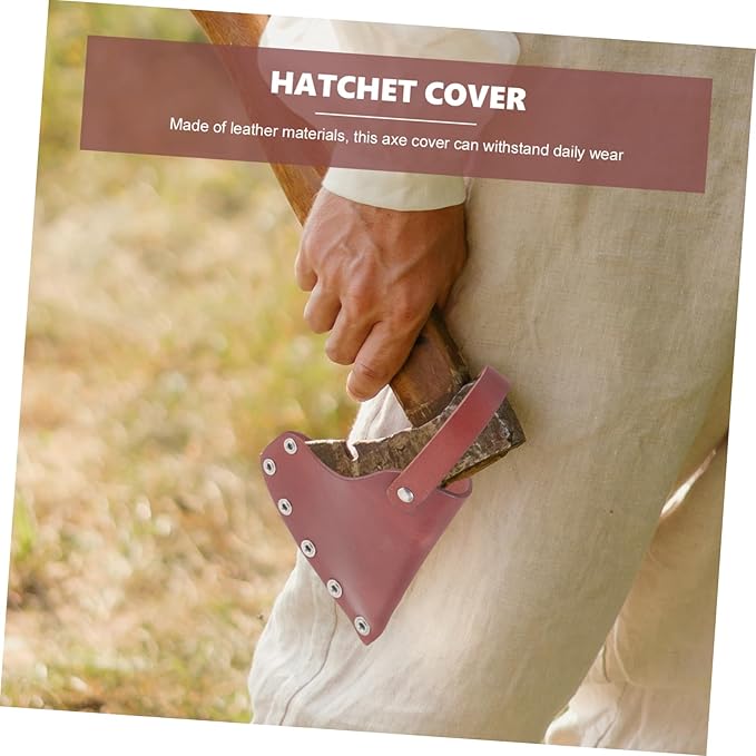 TEHAUX Ax Protector Hatchet Garden Tools Camping Tools Protective Small Gardening Axe Protector Protective