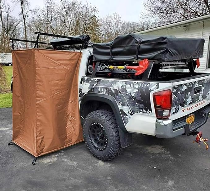 Portable Shower Camping Shower Tent Car Camping Shower Tent Shower Tent Awning with RoofA