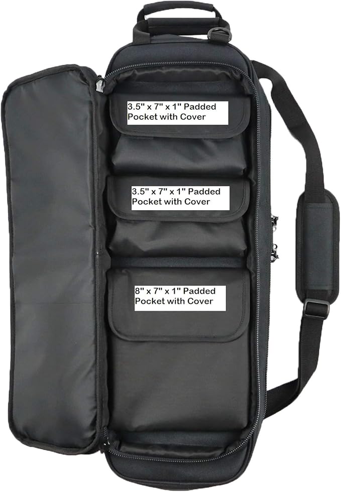 FSDC Caretaker® by Regal Black Takedown Bag Gen III with MOLLE Locking Compartments Padded Handles and Strap for Easy Transport