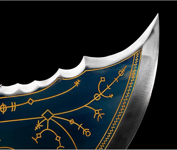 God of War Sword/6.6lb The Blades of Chaos （2 Sets）/5.64lb Leviathan's Axe/Hand Forged high Manganese Steel/Collection Role-Playing Gifts