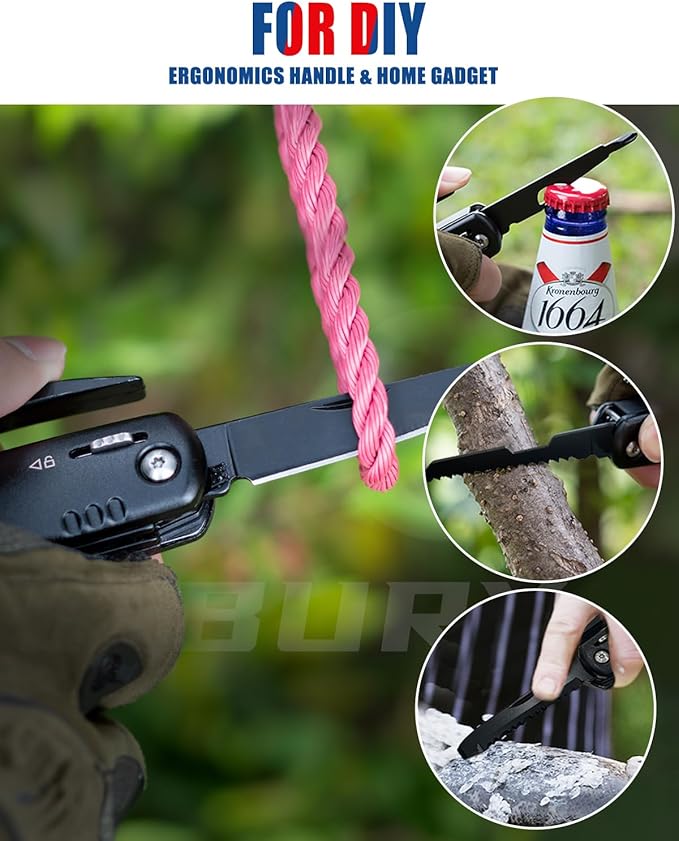 BIBURY Multi-Tool Gifts for Him 12 in 1 Hammer Multitool Gifts for Men Gift for Dad Who Have Everything Mens Valentines Day Gifts Cool Gadgets for Boyfriend Husband