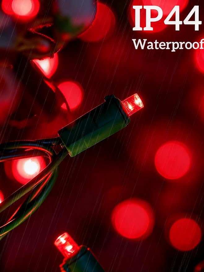 Led Christmas Net Lights for Bushes 132LED 6FT x 6FT Connectable UL Certified Net Lights for Bushes Tree Shrubs Xmas Trunk Green Wire Christmas Decorations