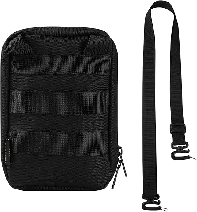 VIPERADE CHS3 Tactical Utility Pouch Organizer Molle EDC Waist Pouch Shoulder Bag with Adjustable Strap EDC Sling Bag Tactical Fanny Pack for Men