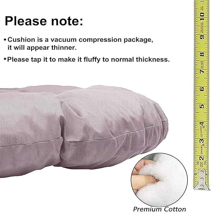 Suspension Egg Chair Cushion Replacement Indoor/Outdoor Swing Egg Chair Hammock Basket Cushion Replacement Used for Porch Balcony Garden Terrace Deck Swimming Pool(D)