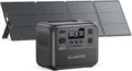 BLUETTI AC70 Solar Generator with 200W Solar Panel (Ships Separately) 768Wh Portable Power Station with 2 1000W (Power Lifting 2000W) AC Outlets 0-80% in 45 Min LFP Backup Power for Camping Travel