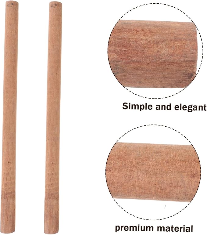 COHEALI 2pcs Hatchet Handle Replacement Wooden Axe Handle for Outdoor Work Comfortable Grip Anti-Skid Square Head Suitable for Axes Reliable for Camp Axe