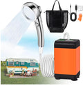 Camp Shower Pump 7800mAh Rechargeable Camping Shower Kit Lasting-170-200 Mins Camper Shower for Outdoor Camping Travel Pet Bathing