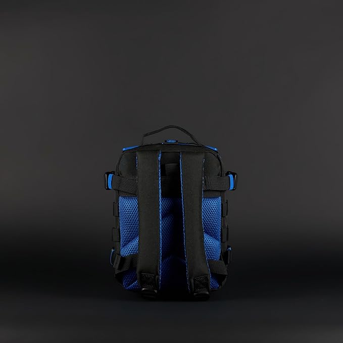 WOLFpak 9L Mini Tactical Backpack (Blue Wolf) | Compact Small Everyday Carry Bag for Gym School Travel | Durable Water-Resistant Daypack with Molle System and Patch Panel