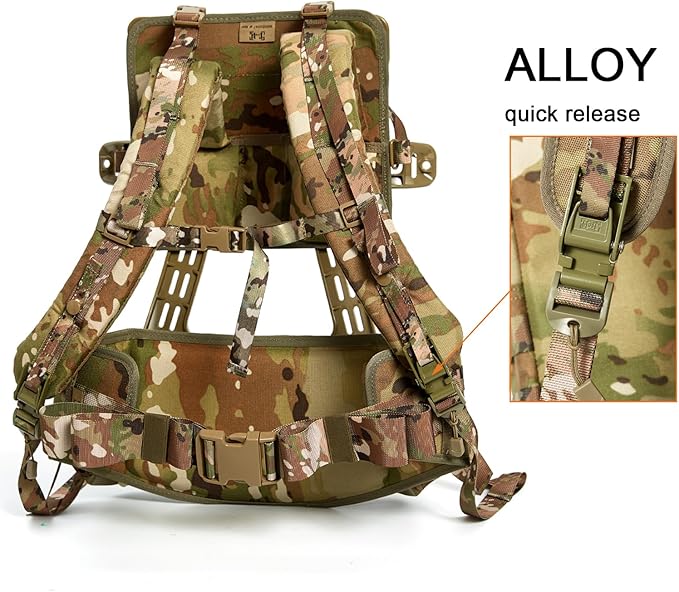 MT FILBE 100L Modular Rucksack System Military Ruck with External ABS Frame Detachable Assault Pack &amp Hydration Carrier