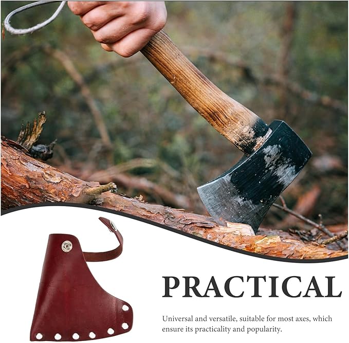Hatchet Sheath Cattlehide Hatchet Cover Durable Protector Portable Case Outdoor Camping Protection Professional