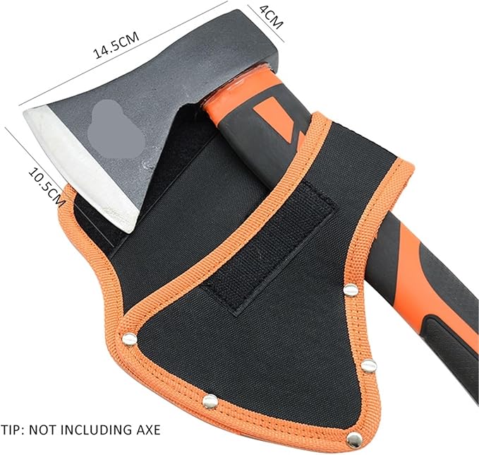 Axe Sheath Head Cover Hatchet Holster Belt Oxford Cloth Protector Case Cover Blade Sleeve for Camping (Axe Excluded) for Outdoor Camping Blade Protection
